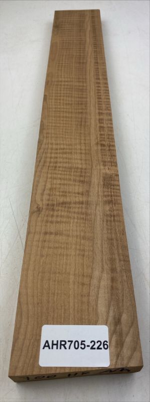 Neck Sycamore / European Maple, curly, "Caramel" - Unique Piece #226